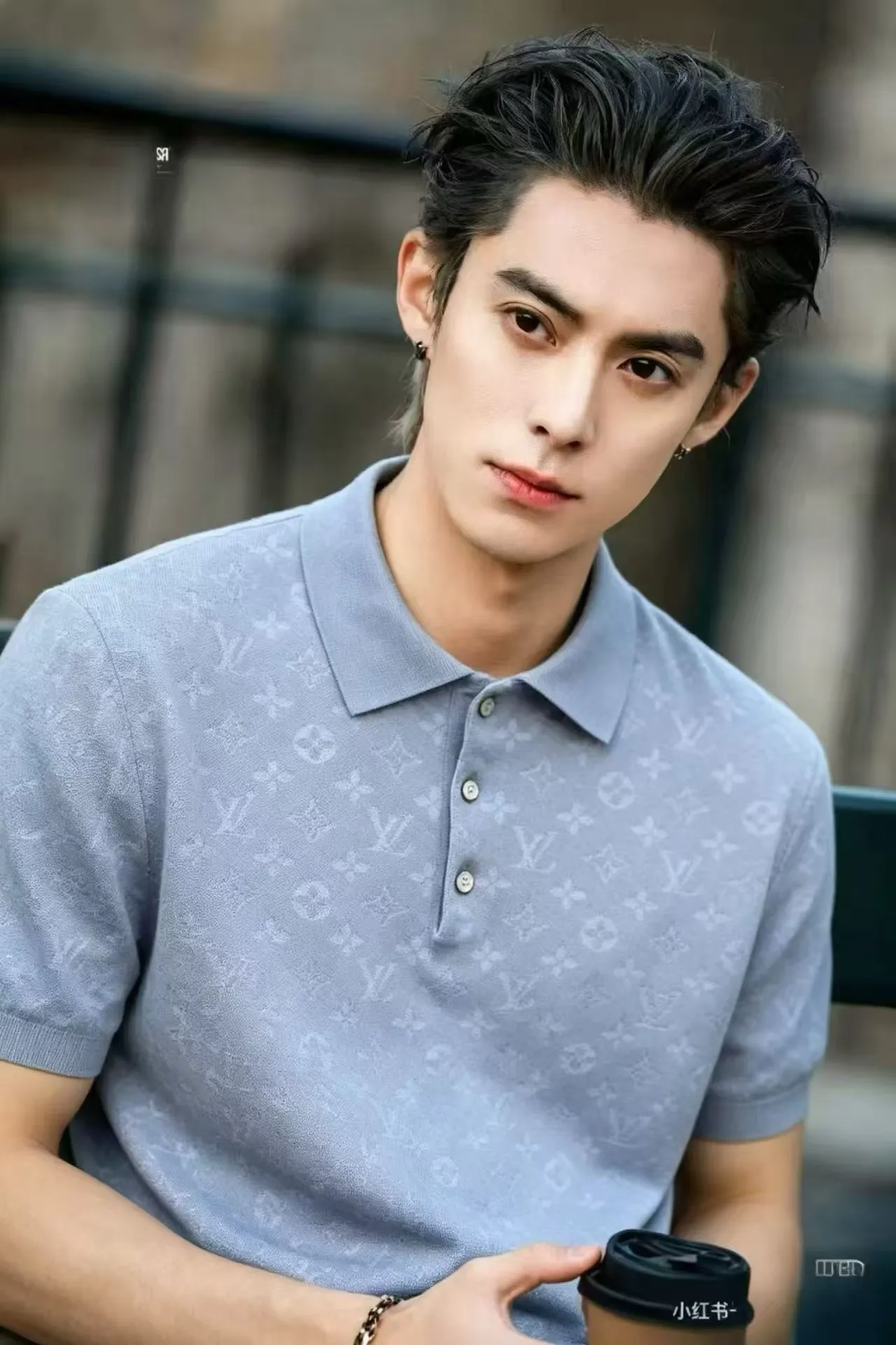 Louis Vuitton/ Light Blue Polo